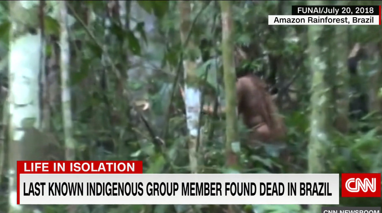 सम्पर्कविहीन ब्राजिलियन आदिवासी जनजातिको अन्तिम बाँकी सदस्यको मृत्यु