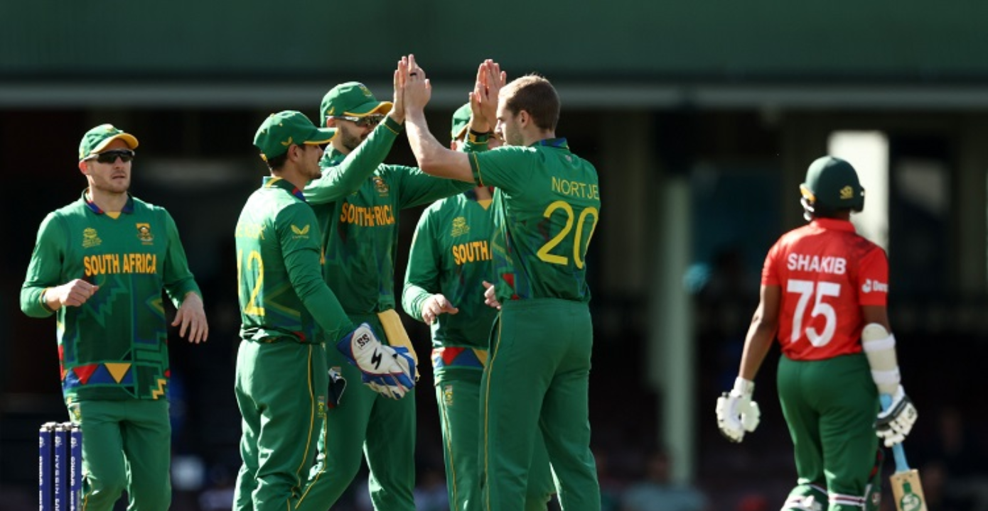 आईसीसी टी–२० विश्व कप: दक्षिण अफ्रिकाले बङ्गलादेशलाई १ सय ४ रनले हरायो