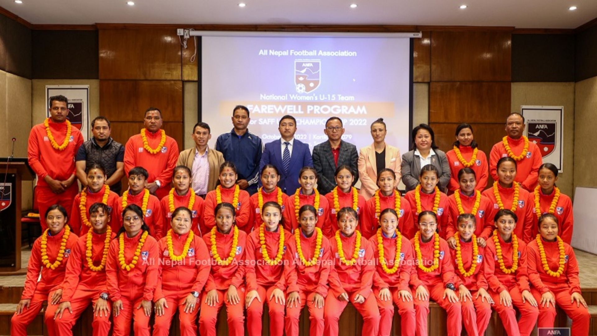 १५ वर्षमुनिको नेपाली फुटबल टोली आज बङ्लादेश जाँदै