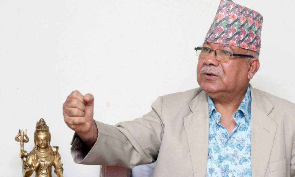 नेकपा एसको  संसदीय दलको नेतामा माधव कुमार  नेपाल चयन