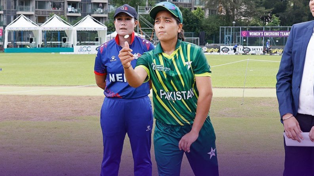 महिला इमर्जिङ टिम्स कप क्रिकेट स्  नेपाल पाकिस्तानसँग पराजित