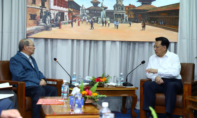 अध्यक्ष बिजुक्छेँसँग चिनियाँ नेता युआनको भेटवार्ता