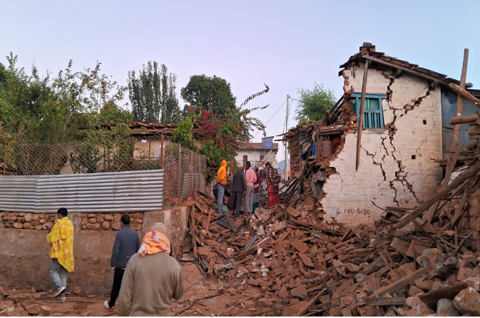 जाजरकोट केन्द्रविन्दु भएको भुकम्पमा परि १२८ जना निधन