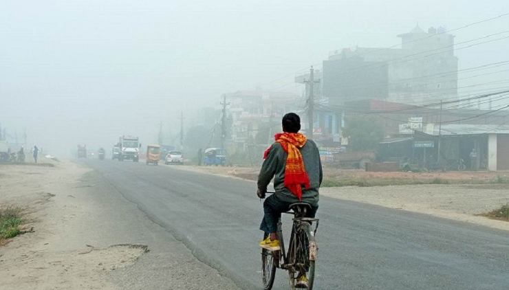 देशभर पश्चिमी वायुको प्रभाव तराई भूभागमा हुस्सु र कुहिरो