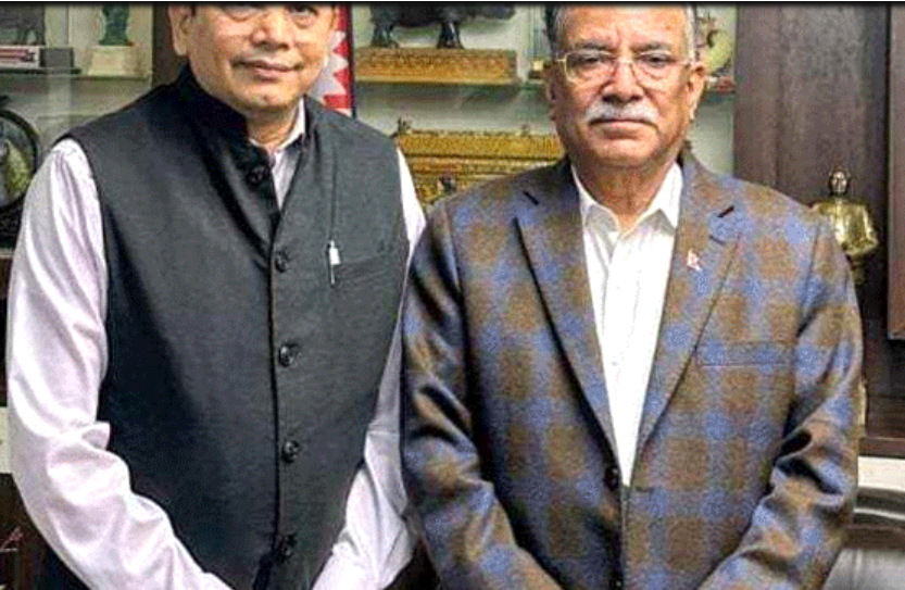 भाजपा विदेश विभाग प्रमुख चौथाइवाले गरे प्रचण्डसँग भेट