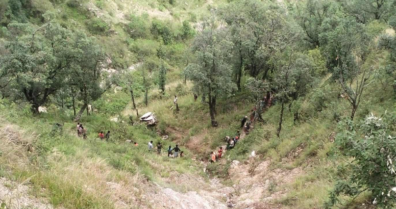 डोटीमा जिप दुर्घटना हुँदा २ जनाको मृत्यु, ६ जना घाइते