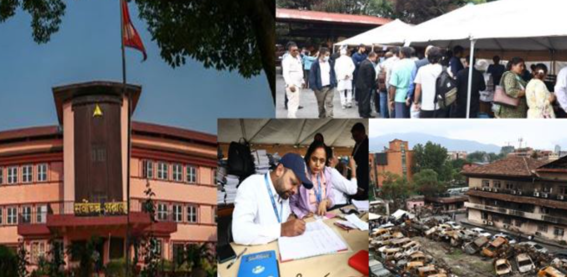 आगजनीपछिको संकटबीच सर्वोच्च अदालतले टेन्टबाट सुरु गर्‍यो सेवा