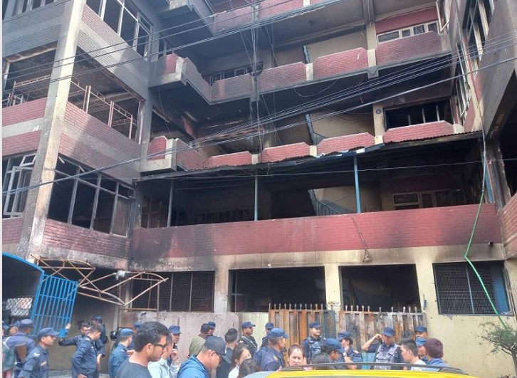 आन्दोलनको क्रममा विभिन्न क्षेत्रका ६ सय २९ भवन पूर्ण क्षति