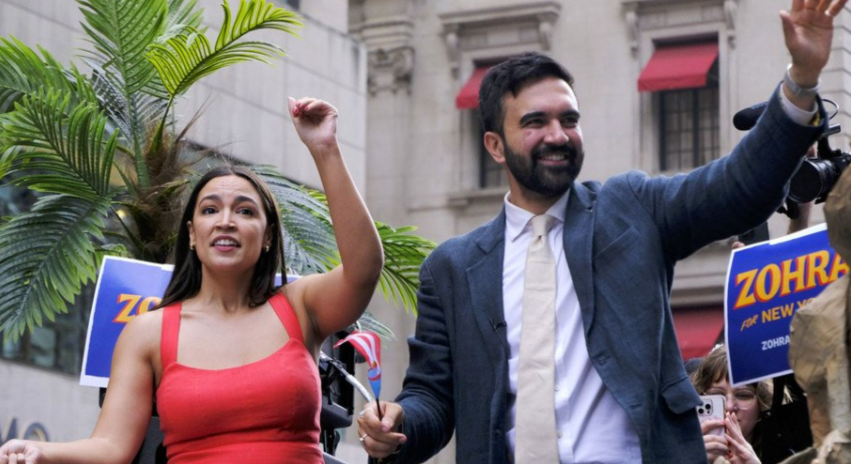 न्यूयोर्कका  मेयर मम्दानी र उनकी  श्रीमती