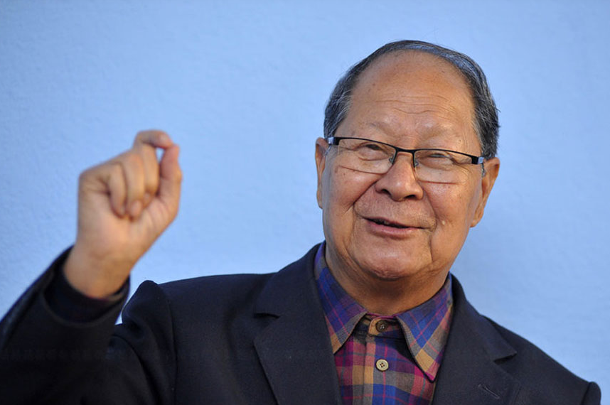 मादुरोको समर्थन गर्दै काठमाण्डौको रत्नपार्कमा जुलुस