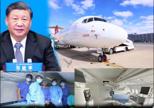 चीनले सञ्चालन गर्यो हवाइजहाज अस्पताल