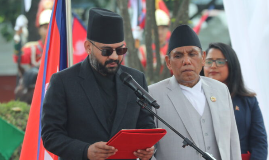 नेपालका  ४३औँ प्रधानमन्त्री बने बालेन  १५ जना मत्री