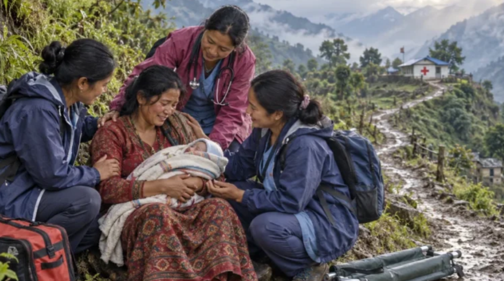 बाजुराका आमाको व्यथाः बाटामै जन्मन्छन् शिशु
